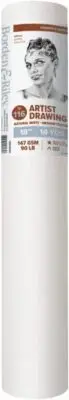 Borden & Riley 90 lb Acid Free Drawing Paper Roll 18 inch x 10 Yards