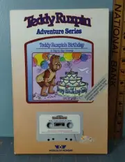 Worlds of Wonder: TEDDY RUXPIN Teddy Ruxpin's Birthday Book and Tape- New Other