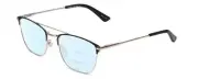 Ernest Hemingway H4843 Unisex Aviator Multi-Focus Blue Light Glasses Black 53 mm