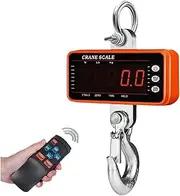 [JAJAJ] Industrial Digital Crane Scale LCD Digital Scale 1500KG Crane Scale Portable Industrial Electronic Heavy Duty Weight Hook-Hanging Scale Under 1500kg Scale for Farm,Livestock,Factory,Construction