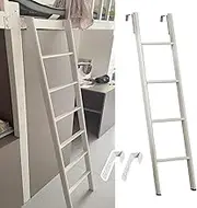 Durable Bunk Ladder/Replacement Ladder with Adjustable Hooks, 150kg/330lbs(5-Steps/170cm)