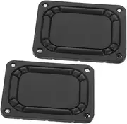 Alipis 2PCS Rectangular Speaker Diaphragm Plate for Passive Subwoofer Enhanced Bass Radiator for Car Speakers Durable Construction Multi Device Compatibility Portable Design