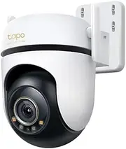 TP-Link Tapo Pan/Tilt Outdoor Security Wi-Fi Camera, Flexible Connections, 3K, Starlight Night Vision, 360°, Comprehensive AI Detection, IP66, Sound & Light Alarm, SD Card, Two-Way Audio (Tapo C530WS)