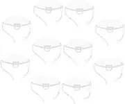 Ciieeo Professional Catering Masks 10 Pack Anti-Fog Nose Covers for BBQ Spit Protection in Kitchen