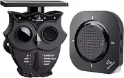 1/2 Mile Long Range Solar Wireless Driveway Alarm System IP65 Weatherproof Outdoor Motion Detectors&Sensor 120dB Siren Sound Light Security Alert System Monitor&Protect Outdoor/Indoor Property(1R1S)