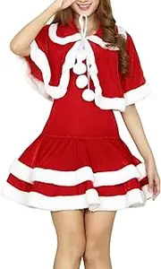 [Generic] Women Satin Lingerie Women Santa Lingerie Set Sexy and Cute Lingerie Dress Set Exotic Lingerie for Women Corset