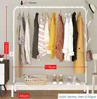 Large Coat Hanger Stand White Wardrobe Rack AU Stock Fast Post ⚡