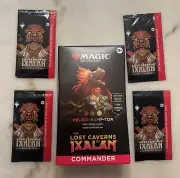 MTG The Lost Caverns of Ixalan Commander Deck Veloci-Ramp-Tor + 4 Sample Packs