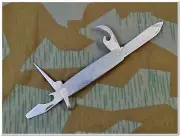 WW2 US Army Multifunctional Stainless Steel Pocket Knife - Repro