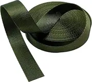 Nylon webbing Bias Binding Tape Herringbone Webbing Twill Ribbon,38mm,1.5 Inch Nylon Strap for Bags,Backpack,Belt,DIY Crafting,Handles,Luggage,Cargo Sewing