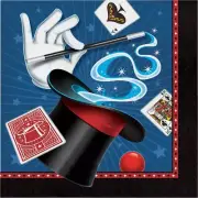 Magic Party Magician Illusion Trick Kids Birthday Party Paper Luncheon Napkins