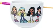 Bratz 20-Ounce Ceramic Ramen Bowl and Chopstick Set