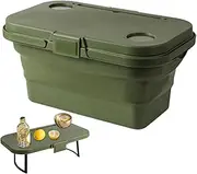 Foldable Picnic Basket, Insulated Picnic Basket, Portable, Anti-Leak, Insulated Table