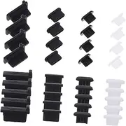 GRIRIW 40pcs USB Port Dust Plugs Silicone Protector Stoppers for Phone Charging Ports Prevents Dust Debris Compatible with Type Devices Random Color