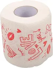 HAPINARY 1 Roll Printed Tissue Valentine Tissue Decor Soft Toilet Paper Toilet Paper for Bathroom Decorative Toilet Paper Bathroom Supplies Bath Tissues Toilet Paper Kitchen Napkin Paper