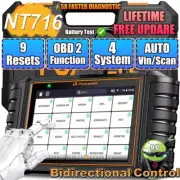 FOXWELL NT716 Car OBD2 Scanner Diagnostic Engine Check ABS SRS EPB TPMS Oil Tool