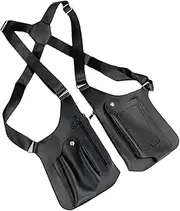[Perfeclan] Shoulder Harness Bag Medieval Underarm Shoulder Bag Adjustable Strap for Outdoor