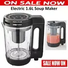 Electric 1.6L Soup Maker Morphy Richards Soup Cooker Blender Smooth Chunky Cook