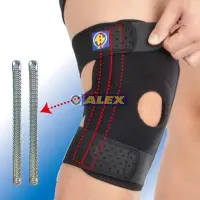 在飛比找蝦皮購物優惠-[爾東體育] ALEX T-42 調整型雙側條護膝 調整型護