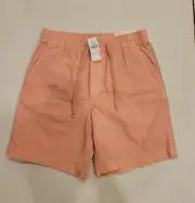 American Eagle Next Level Flex Jogger Shorts Peach New With Tags Elastic Waste