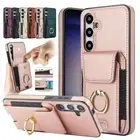 For Samsung Galaxy A13 A14 A15 A42 A41 A54 A71 A73 5G Leather Wallet Ring Case