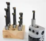 9pcs 1/2" boring bar + 2" boring head Carbide Boring Bar Set Bridgeport Milling