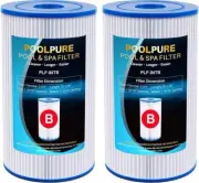 2PK POOLPURE PLF-INTB Pool Filter Washable Replace for INTEX Type B 29005E