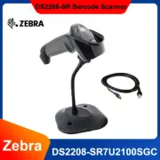Zebra DS2208-SR7U2100SGC 2D USB Corded Barcode Scanner Imager with Cable & Stand