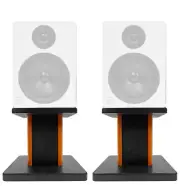 Rockville 8” Wood Studio Monitor Speaker Stands For Rockville DPM5W