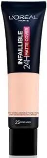 [L'Oreal Paris] Infallible 32H Matte Cover Liquid Foundation SPF 25 30ml - 25