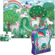 NEW Crocodile Creek UNICORN DREAMS Floor Puzzle 36 Pcs Ages 3+ 16"x20"