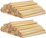 Mipcase Mason Bee House Reed Nest Tubes Refill 200PCS Mason Bee Nesting Reed Tubes Inserts Replacement Liners Hotel Box for Outdoor Beekeepers Solitary Bee Hive Supplies