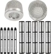 (2+4+5) Packs Airless Spray Fil TER Screen Set 244067 181072 287032 Compatible with Gra co Paint Sprayer Parts 695 795 1095 1595 3900 Includes Straw Fil TER & Pump Inner Core Fil TER & Gun Fil TER