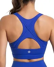 Running Girl High Impact Sports Bras for Women High Support Women’s Sports Bra Racerback Workout Running Bra
