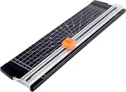 Paper Cutter,Small Paper Trimmer,A4 Paper Trimmer Portable Guillotine,Scrapbooking Tool with Automatic Security Safeguard,for Craft Paper,Coupon,Label and Cutting Paper Photographs