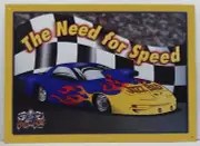 Need for Speed Racecar Racing Car Metal Sign