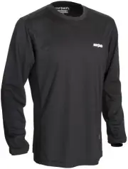 Cortech Journey Coolmax Crew Black Undershirt Base Layer Men's Sizes XS - 2XL