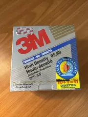 3M High Density 3.5" Diskettes 11 Pack Formatted IBM HD Discs Brand New