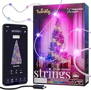 [Twinkly] Strings AUB-C – 100 Pearl-Shaped RGB LEDs, Clear Wire, AUB-C