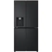 LG GF-L500MBL 506L Slim French Door Fridge (Matte Black) [Plumbed]