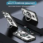 Phone Case For iPhone 16 Pro Max Plus iPhone 15 Pro Max Plus iPhone 14 13 12 Pro Max Plus Back Cover Ring Holder Shockproof Retro TPU PC