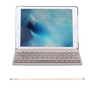 Powerway For iPad 9.7吋平板專用尊典型鋁合金藍牙鍵盤/皮套(Air/Air2/Pro9.7/iPad5/iPad6)