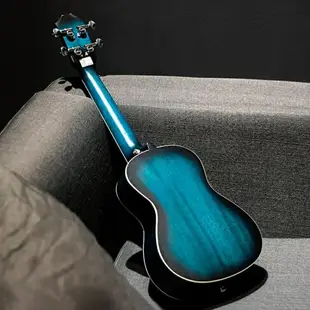 烏克麗麗 安德魯桃花心23寸藍色ukulele尤克里里小吉他學生初學烏克麗麗 曼慕衣櫃