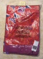 Vera Bradley Retired Pattern Go Fish Coral Beach Towel 33" x 68" NWT