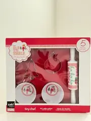 Zak! Elf On The Shelf A Christmas Tradition Kid's Tiny Chef 5 piece Baking Set
