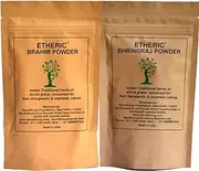 Etheric Brahmi + Bhringraj Powder Combo For Hair & Scalp Treatment (2 X 100 g)