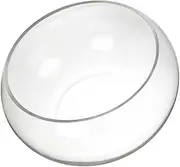 ifundom Clear Round Glass Fish Bowl for Home Decor Multi Functional Hydroponic Plant Bowl for Goldfish Shrimp Turtle Crab Durable Glass Material Present for Aquarium Lovers