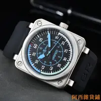 在飛比找Yahoo!奇摩拍賣優惠-阿西雜貨鋪BELL&ROSS男士手錶1:1自動機械錶男手錶