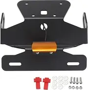 License Plate Holder LED Light Tail Tidy Fender Eliminator Plate Bracket Compatible With KAWASAKI Z250 Z300 NINJA 250 300 13-18 Motorcycle(Orange)