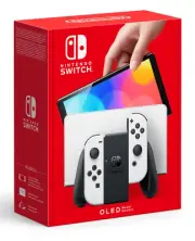 Nintendo Switch 7" OLED Screen Model 64GB with White Joy-Con Video Game Console